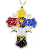 Colar Cruz Hermetica Amuleto