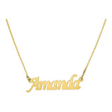 Colar De Nome Simples