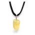 Colar De Pedra Citrino Natural Rolado Pedra Natural 2 Cm