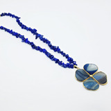 Colar De Pedra Lapis