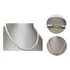 Colar De Perola Natural 7,1mm Fecho Ouro 18k 12 Diamantes