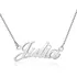 Colar De Prata 950 Com Nome Personalizado Ate 10ltras Cor Prateado