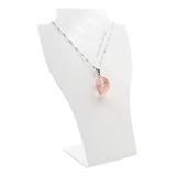 Colar De Quartzo Rosa