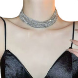 Colar De Strass Varias