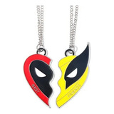 Colar Deadpool E Wolverine Melhores Amigos   Envio Imediato