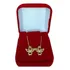 Colar Dois Anjos Anjinhos Filho Filha Folheado A Ouro 18k