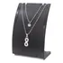 Colar Duplo Feminino Não Escurece Símbolo Infinito Aço Inox