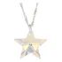 Colar Estrela Cristal Swarovski 20mm Boreal Ab Original