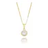 Colar Feminino 60 Cm Com Pingente Folheado Banhado A Ouro 18 K Caixinha De Brinde C Garantia Pode Molhar Que Não Estraga