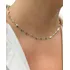 Colar Feminino Choker Coração Lindo Folheado Semijoias Bj08