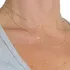Colar Feminino Choker Kit Mix 02 Voltas Delicado Banhado Our