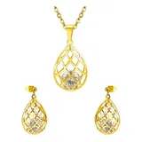 Colar Feminino Coracao Folheado