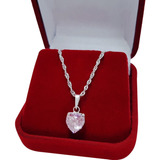 Colar Feminino Coracao Prata