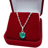 Colar Feminino Coracao Prata