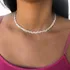 Colar Feminino De Prata Trançado 3 Fios Banhado Chocker 45cm