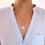 Colar Feminino Delicado Madreperola