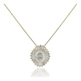 Colar Feminino Delicado Oval