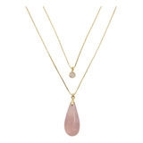 Colar Feminino Duplo Ponto