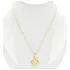 Colar Feminino E Pingente Flor Trevo 4 Folhas Banhado A Ouro