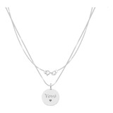 Colar Feminino Escrito Vovo