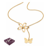 Colar Feminino Flores E