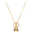 Colar Feminino Folheado Ouro18k, Nossa Senhora De Aparecida.