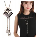 Colar Feminino Longo Com
