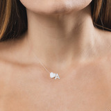 Colar Feminino Madreperola Letras
