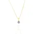 Colar Feminino Olho Grego Folheado A Ouro 18k + Presente