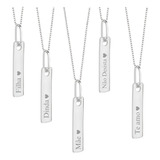 Colar Feminino Personalizado Plaquinha