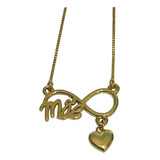 Colar Feminino Pingente Infinito