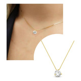 Colar Feminino Pingente Ponto