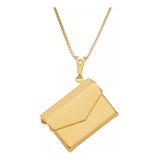 Colar Feminino Pingente Relicario