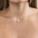 Colar Fio Nylon Pingente