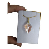 Colar Folha Cristal Swarovski