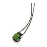 Colar Folheado Rhodium Negro