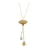 Colar Gravatinha Feminino Pedra Natural Ponta Biterminada