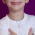 Colar Infantil Menino Pingente Cruz Banhado Ouro Antialérgic