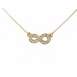 Colar Infinito De Ouro