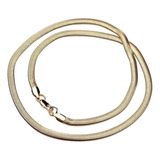 Colar Laminada Rabo De Rato Rabo De Cobra Aço 316l Stlr 1