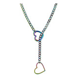 Colar Lariat Heart