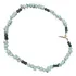 Colar Madrepérola Verde Entre Meios Jade E Bolinhas Dourada