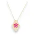 Colar Mao De Fatima Flor Em Prata925 Com Banho De Ouro18k.