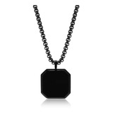 Colar Masculino Onix Preto