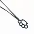 Colar Masculino Couro Pingentes Fone Ponta Flecha Palheta 