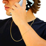 Colar Masculino Dourado Conjunto