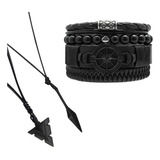Colar Masculino Duplo Pulseiras