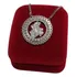 Colar Medalha São Jorge Feminino Aço Inox + Linda Caixinha