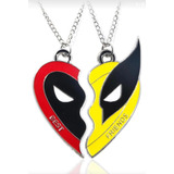 Colar Melhor Amigo Do Filme De Deadpool E Wolver 2 Peças