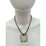 Colar Micangas Com Placa
